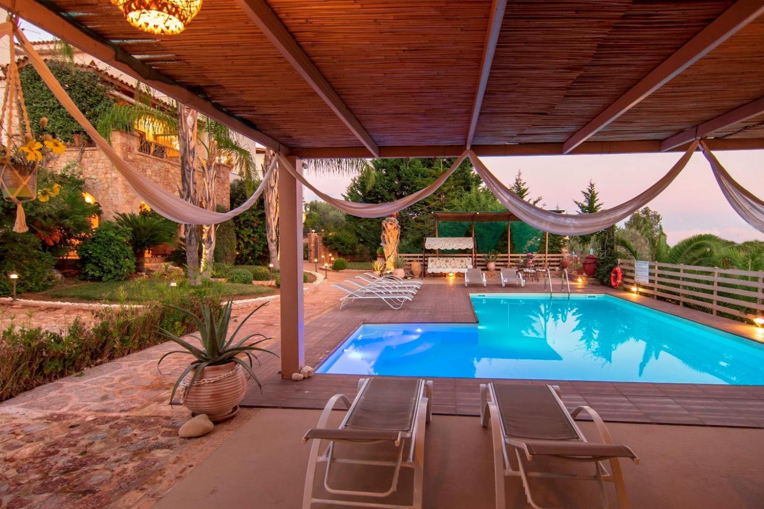 Villa Maira Luxurious With Private Swimming Pool Kórfosz Kültér fotó